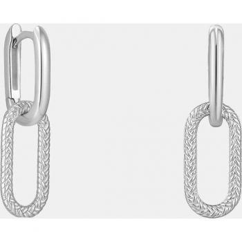 Pendientes de aro Ear Edit de plata Ania Haie