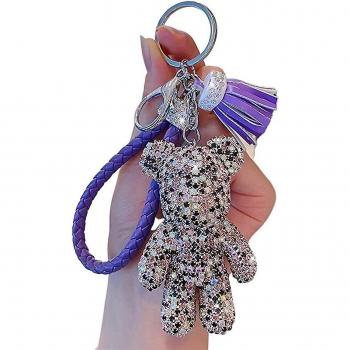 Llavero Oso de Peluche Diamante