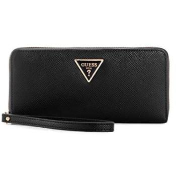 Cartera de Lujo Guess Laurel Negra con Cierre Zip y Compartimento Grande