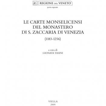 Le carte monselicensi del monastero di S. Zaccaria di Venezia