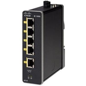 IE-1000 GUI-based Layer 2 Switch with 5 Fast Ethernet Copper Ports (IE-1000-4T1T-LM)