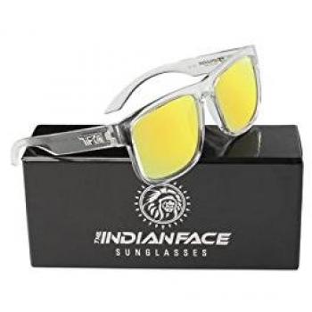 The Indian Face Sunglasses Polarized 24-003-31 (55 mm) Clear Unique