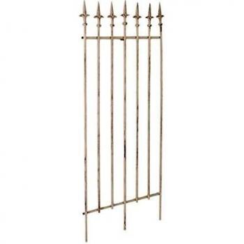 Reja de Metal Elisa Estilo Rústico con Soporte para Plantas y Enredaderas