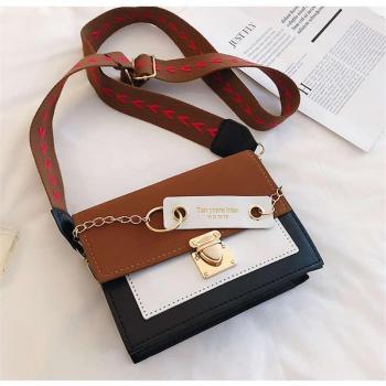 Mini bolso de mano retro para mujer con tirantes anchos