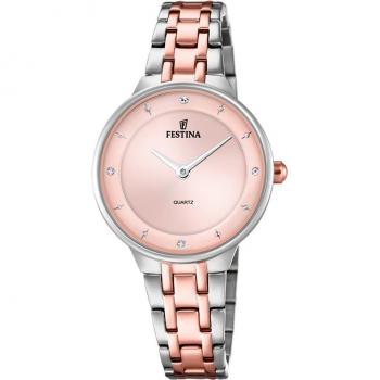 Reloj De Mujer Festina Mademoiselle F20626/2 Con Esfera Rosa