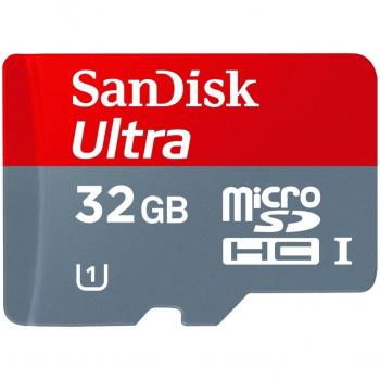 SanDisk Mobile Ultra MicroSDHC 32 GB, 30 MB/s, Classe 10 con Adattatore SD