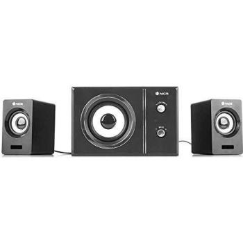 Subwoofer Altoparlanti 2.1 con 20W, Alimentazione USB, Colore Nero