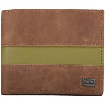 TOTTO Cartera de Cuero Hombre Estampados
