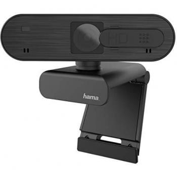 HAMA Webbkamera Full HD Spy Protection 16:9 Stereo Nero