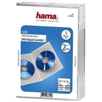 Custodie DVD Slim Trasparenti Duo Pack