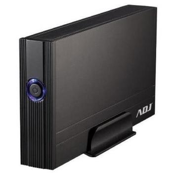 Scatola per unità di archiviazione USB da 3,5 pollici nera con alimentazione Adj 120-00011