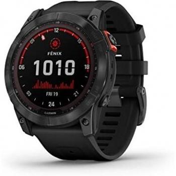 Garmin Fenix 7X, Reloj Deportivo Inteligente Unisex Adulto, Negro
