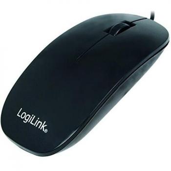 Mouse Ottico Slim LogiLink, USB, 1000dpi, Nero (ID0063)