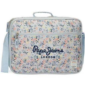 Cartera Escolar Pepe Jeans Malila, Azul, 38 x 28 x 6 cm