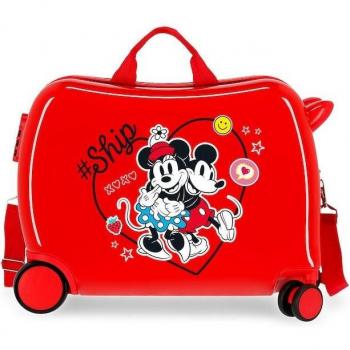 Joumma Bags Maleta Mickey & Minnie Roja 38x50x20cm