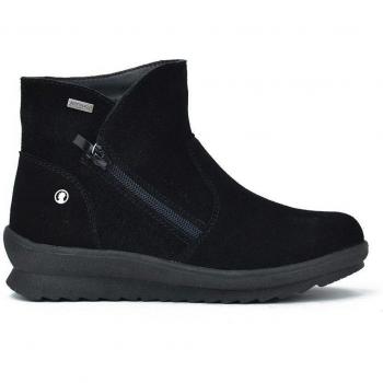 Botín Coronel Tapioca Piel Negra