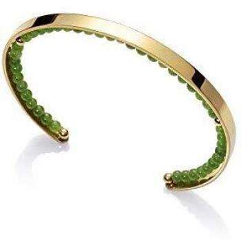 VICEROY FASHION Brazalete Acero IP Oro y Aventurinas