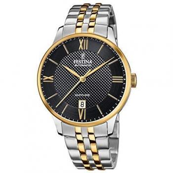 Reloj Festina Automático Negro Plata Hombre