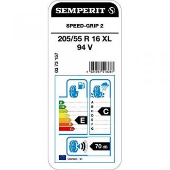 Neumático para lluvia Semperit GripSpeed 2 en tamaño 205/55R16 con capacidad de carga 94V y perfil XL