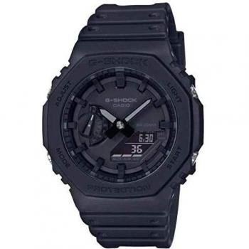 Casio Reloj Análogico-Digital para Hombres de Cuarzo con Correa en Caucho GA-2100-1A1ER