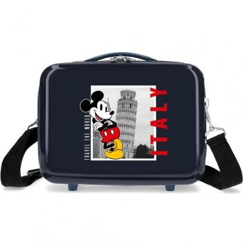 Disney Neceser ABS Mickey Italia Adaptable Marino
