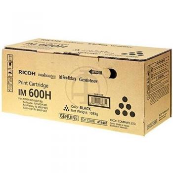 Toner nero Ricoh Im 600h con capacità di 39 e 40.000 pagine