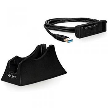 DeLock 61858 Nero Replicatore di Porte e Docking Station per Notebook