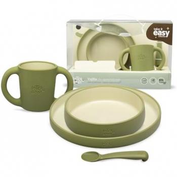 Set de Vajilla Verde Oliva Bebé