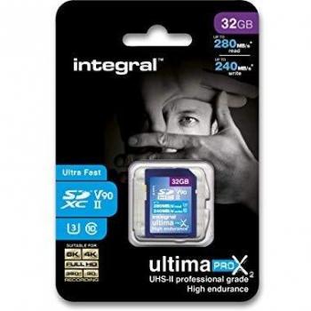 Integral 32GB SDHC/XC 280-240MB/s UHS-II V90
