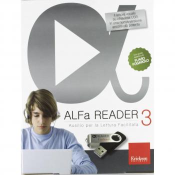 ALFa Reader 3 plus. (KIT: libro e chiavetta USB). Ausilio per la lettura facilitata. Lettore vocale