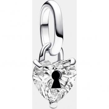 Mini Colgante Pandora Heart Lock en Plata de Ley