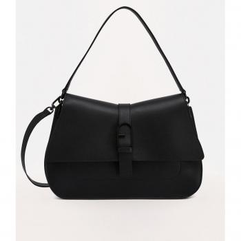 Bolso de mano mediano Furla Flow negro