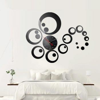 Horloge Murale 3D Acrylique Miroir