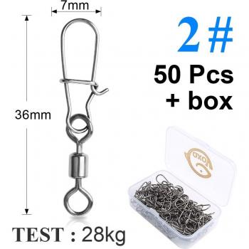 Cajas QXO de Accesorios de Pesca Giratorios