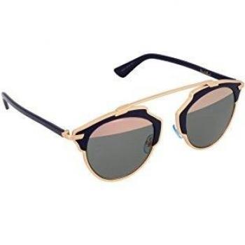 Christian Dior DIORSOREAL ZJ U5W, Gafas de Sol para Mujer, Dorado Copper Blue/Grey Rose Gold, 48