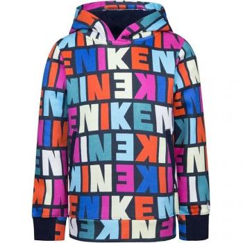 Nike Club Aop Vorschul Hoodie Blau 104-110 CM