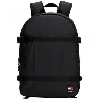 Mochila Tommy Jeans con logo negro AM0AM12406