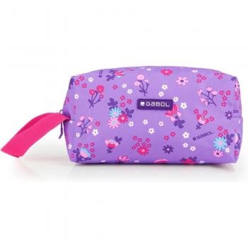Bolsita Floral Gabol Violeta Impermeable
