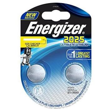 Batería Energizer CR2025 Ultimate Lithium, Blister de 2 Unidades