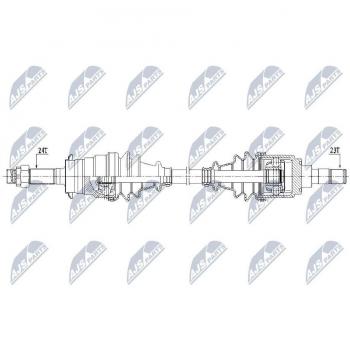 Veio de Transmissão NTY NPW-DA-001