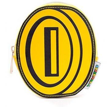 Bioworld Super Mario Bros. Monedero Moneda 13 Centímetros Multicolor (Amarillo/Negro)