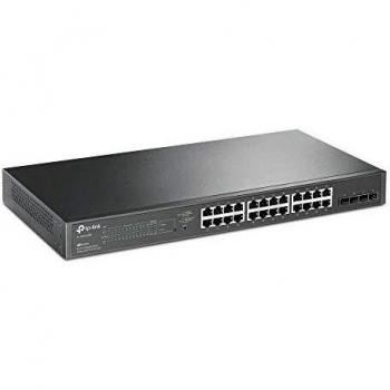 Switch TP-Link JetStream TL‑SG2428P L2/L2+ PoE 10/100/1000 Gbps 1U Nero