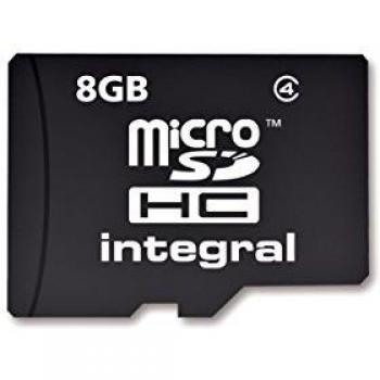 Integral INMSDH8G4V2 Class 4 Micro SDHC + 1 Adapter