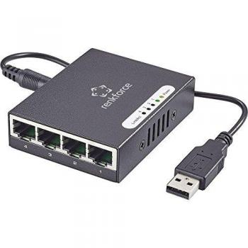 Renkforce RF-4270245 Switch di rete 4 Porte 1000 MBit/s Alimentazione USB