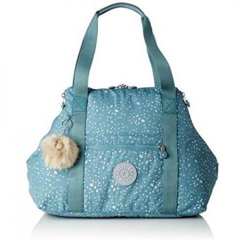 Kipling Art M Bolsa de Tela y Playa, 58 cm, 26 litros, (Silver Sky)