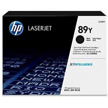 HP 89Y Black Toner Cartridge, High Yield, for HP LaserJet Enterprise M507 and M528 Printers, JetIntelligence, Compatible with HP 89Y Toner Cartridge