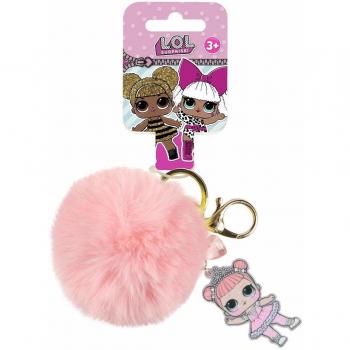Cerdá Llavero Acrílico Pompón LOL Rosa