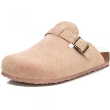 XTI 143240 Zapatillas de pelo Mujer Beige