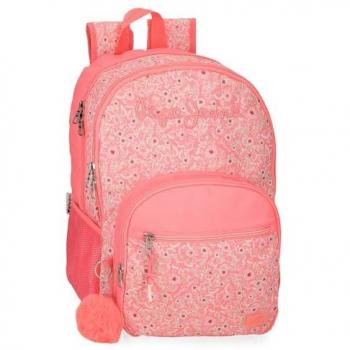 Mochila Casual Nahid 6922621 de Pepe Jeans en Coral Rosa
