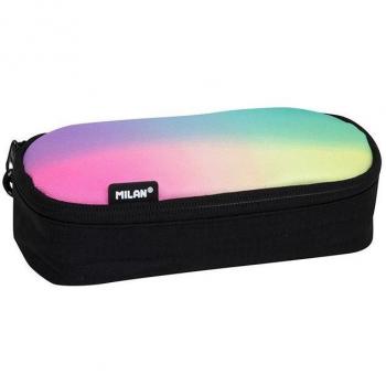 Estuche ovalado Sunset, negro